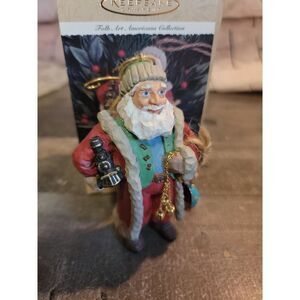 Hallmark 1998 Santa's gifts ornament Xmas decor